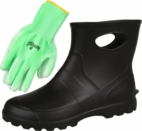 Sarcia Zwarte Lemigo Regenlaarzen Voor Tuin + Tuinhandschoenen Maat - 42 1 Sarcia Zwarte Lemigo Regenlaarzen Voor Tuin + Tuinhandschoenen Maat - 42
