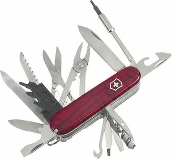 Victorinox CyberTool 41 Functies Transparant Rood 5 Victorinox CyberTool 41 Functies Transparant Rood - Afbeelding 5