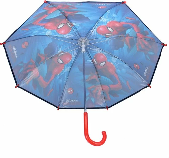 Vadobag Marvel Spider-Man Don't Worry About Rain Paraplu - 63 X 70 X 70 Cm - Blauw 3 Vadobag Marvel Spider-Man Don't Worry About Rain Paraplu - 63 X 70 X 70 Cm - Blauw - Afbeelding 3