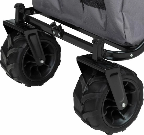 TecTake - Opvouwbare Bolderkar Heidrun Grijs 4 TecTake - Opvouwbare Bolderkar Heidrun Grijs - Afbeelding 4