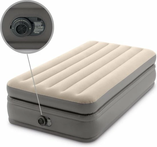 Intex Luchtbed Comfort Elevated Dura-beam 191 Cm Pvc Grijs 8 Intex Luchtbed Comfort Elevated Dura-beam 191 Cm Pvc Grijs - Afbeelding 8