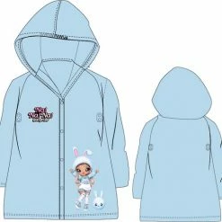 Merkloos Regenjas Kind Na!Na!Na! Surprise Blauw Maat 116/122