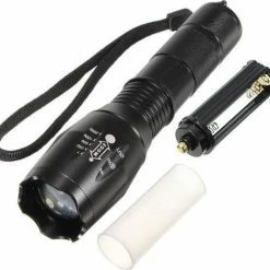 Merkloos Professionele LED Zaklamp - 2000 Lumen - Met Zoomfunctie