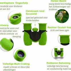 Zo-Yoo Verrekijker Voor Kinderen Binoculars - Kinder Verrekijker Junior - 8x21 - Kompas – Vergrootglas – Complete Set -Mushie  winkel 550x519 9
