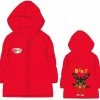 Bing Bunny - Regenjas Bing Bunny - Regencape - Rood - Maat 98/104