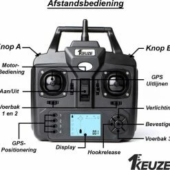 EERSTEKEUZE® GPS Voerboot - 4.0 KG Laadvermogen - Hook Release - Inclusief Tas - 500M Bereik - Cruise Control - 16 GPS Posities - 3 Voerbakken - Karpervissen - Top Klasse Voerboot! 24 EERSTEKEUZE® GPS Voerboot - 4.0 KG Laadvermogen - Hook Release - Inclusief Tas - 500M Bereik - Cruise Control - 16 GPS Posities - 3 Voerbakken - Karpervissen - Top Klasse Voerboot! -Mushie winkel 550x522 4
