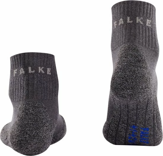 FALKE TK2 Explore Cool Short Wandelsokken Kort Zacht Thermisch Anti-blaar Antizweet Zonder Motief Met Elastische Boord Verkoelend Ademend Sneldrogend Grijs Heren Sportsokken - Maat 44-45 4 FALKE TK2 Explore Cool Short Wandelsokken Kort Zacht Thermisch Anti-blaar Antizweet Zonder Motief Met Elastische Boord Verkoelend Ademend Sneldrogend Grijs Heren Sportsokken - Maat 44-45 - Afbeelding 4