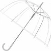 J.S Ondo Automatische Koepel Paraplu / Extra Sterk / Ø80cm In Transparant Wit