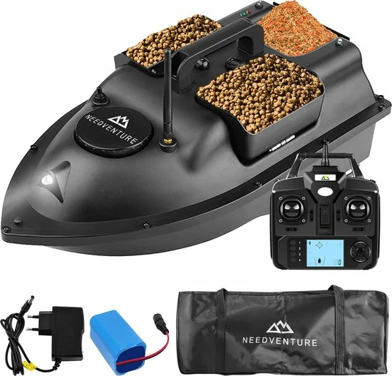 Needventure GPS Voerboot - Voerboten Karper - Karpervissen - Hengelsport - Hook Release - 500M Bereik - 3 Voerbakken - 4kg Laadvermogen - Inclusief Afstandsbediening & Nachtlamp 1 Needventure GPS Voerboot - Voerboten Karper - Karpervissen - Hengelsport - Hook Release - 500M Bereik - 3 Voerbakken - 4kg Laadvermogen - Inclusief Afstandsbediening & Nachtlamp