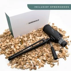 Nordwald® - Monokijker - 10-30x50 - Aluminium Zoom + Tafelstatief + Smartphonehouder 25 Nordwald® - Monokijker - 10-30x50 - Aluminium Zoom + Tafelstatief + Smartphonehouder -Mushie winkel 550x527 4