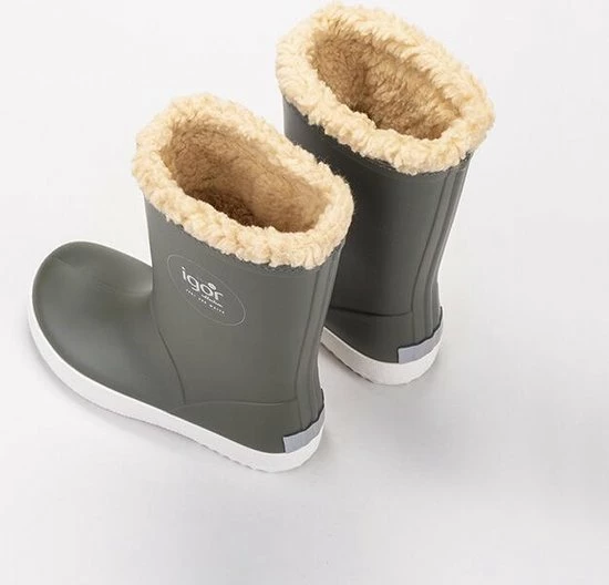 Igor - Regenlaarzen Voor Kinderen - Splash Nautico Borreguito - Kakigroen - Maat 24EU 2 Igor - Regenlaarzen Voor Kinderen - Splash Nautico Borreguito - Kakigroen - Maat 24EU - Afbeelding 2
