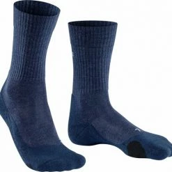 FALKE TK2 Explore Wool Wandelsokken Dikke Versterkte Thermische Sokken Zonder Patroon Met Medium Padding Lang En Warm Voor Wandelen Winter Merinowol Blauw Heren Sportsokken - Maat 44-45 -Mushie  winkel 550x530 7