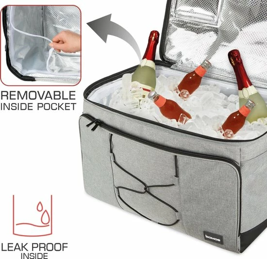 Bomoe Opvouwbare Koeltas IceBreezer KT53 - Koelbox Voor Onderweg - 53x37x32 Cm - 52 Liter - Picknicktas Perfect Voor Barbecues Of Festivals 9 Bomoe Opvouwbare Koeltas IceBreezer KT53 - Koelbox Voor Onderweg - 53x37x32 Cm - 52 Liter - Picknicktas Perfect Voor Barbecues Of Festivals - Afbeelding 9