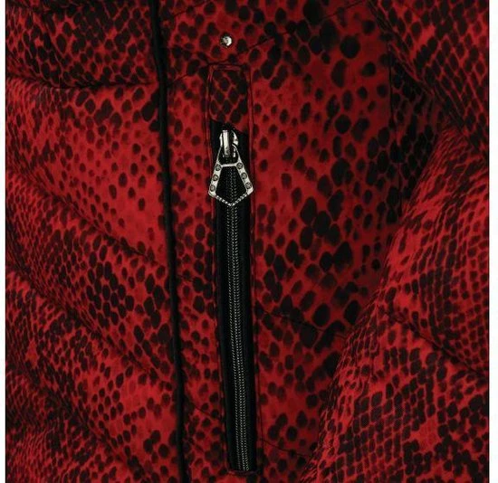 Dare 2b Dare2B Glamorize II, Versierd Met Swarovski-kristallen - Luxe, Waterdichte, Geïsoleerde, Gewatteerde Ski-jas Met Capuchon Met Rand Van Imitatiebont Voor Dames, Ademende Outdoorjas, Sevilla-rood 8 Dare 2b Dare2B Glamorize II, Versierd Met Swarovski-kristallen - Luxe, Waterdichte, Geïsoleerde, Gewatteerde Ski-jas Met Capuchon Met Rand Van Imitatiebont Voor Dames, Ademende Outdoorjas, Sevilla-rood - Afbeelding 8