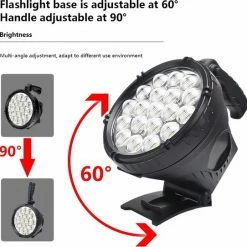 Liebra Zoeklicht Led, Led Zaklamp, Schijnwerper Led, Bouwlamp, Ledlamp Op Accu, Powerbank, Schijnlicht Led, Handlamp Led -Mushie  winkel 550x542 2