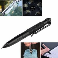 Luna Tactische Zelfverdediging Pen - Met Hoesje En 3 Vullingen - Kubotan Punt - Multitool - Meerdere Functies - Hoge Kwaliteit - Anti Slip - Zakelijk - Self Defense -Mushie  winkel 550x542 9