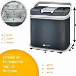 Woltu Tillvex Koelbox 24L Met ECO Modus Voor Auto & Camping - Frigobox Elektrisch 24 Liter Met 12v 230 Volt - Verkoelt En Verwamt - MiniBar - Mini Koelkast 8 Woltu Tillvex Koelbox 24L Met ECO Modus Voor Auto & Camping - Frigobox Elektrisch 24 Liter Met 12v 230 Volt - Verkoelt En Verwamt - MiniBar - Mini Koelkast -Mushie winkel 550x543 2