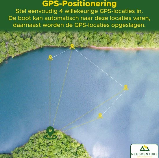 Needventure GPS Voerboot - Voerboten Karper - Karpervissen - Hengelsport - Hook Release - 500M Bereik - 3 Voerbakken - 4kg Laadvermogen - Inclusief Afstandsbediening & Nachtlamp 3 Needventure GPS Voerboot - Voerboten Karper - Karpervissen - Hengelsport - Hook Release - 500M Bereik - 3 Voerbakken - 4kg Laadvermogen - Inclusief Afstandsbediening & Nachtlamp - Afbeelding 3