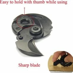 J.I.P Zakmes - Munt Mes - Coin Knife - Survival Tool - Sleutelhanger - Rood -Mushie  winkel 550x546 10