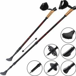 Sportana Sportana Nordic Walking Stokken - Rood -Mushie  winkel 550x547 14