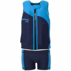 EasySwim Pro - Drijfpakje - Zwemvest & Zwembroek - Blauw - L : 24-28 Kg -Mushie  winkel 550x549