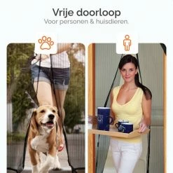 Goliving Magnetische Hordeur - Anti Muggen - Deurhor - Insectenhor - Vliegengordijn - Zwart -Mushie  winkel 550x550 125