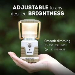 Favour LED Lantaarn L0541, Camping Lamp, Tentlamp, IPX4 Waterdicht, 250 Lumen, Schokbestendig, Draagbaar, Voor Buiten, Incl. Batterijen -Mushie  winkel 550x550 143