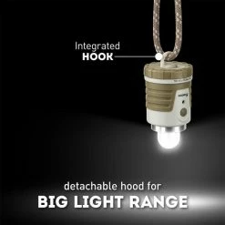 Favour LED Lantaarn L0541, Camping Lamp, Tentlamp, IPX4 Waterdicht, 250 Lumen, Schokbestendig, Draagbaar, Voor Buiten, Incl. Batterijen -Mushie  winkel 550x550 152