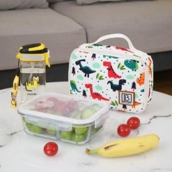 Brisby 4 Laags Geïsoleerde Koeltas - Lunchtas 1.5 Liter - Dinosaurus -Mushie  winkel 550x550 162