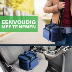 Weve Goods Packaway 4 Laags Geïsoleerde Koeltas - Lunchtas 15 Liter - Blauw -Mushie  winkel 550x550 184