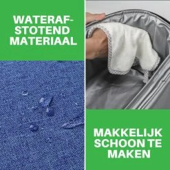 Weve Goods Packaway 4 Laags Geïsoleerde Koeltas - Lunchtas 15 Liter - Blauw -Mushie  winkel 550x550 188