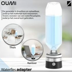 OUMI® Waterstof Generator Drinkfles - Waterfilter - Waterfles - Zuiver En Schoon Drinkwater - Verminderd Vrije Radicalen - Zwart 12 OUMI® Waterstof Generator Drinkfles - Waterfilter - Waterfles - Zuiver En Schoon Drinkwater - Verminderd Vrije Radicalen - Zwart -Mushie winkel 550x550 261