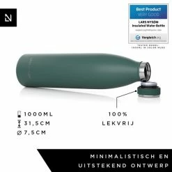 LARS NYSØM Roestvrijstalen Drinkfles 'Ren' 1000ml Bayberry -Mushie  winkel 550x550 268
