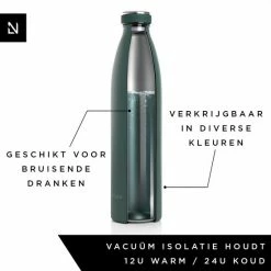 LARS NYSØM Roestvrijstalen Drinkfles 'Ren' 1000ml Bayberry -Mushie  winkel 550x550 270