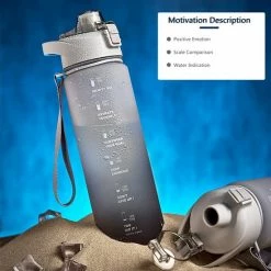 Lewei Motivatie Waterfles Grijs Antraciet - 1 Liter Drinkfles - Waterfles Met Tijdmarkering - Mannen 14 Lewei Motivatie Waterfles Grijs Antraciet - 1 Liter Drinkfles - Waterfles Met Tijdmarkering - Mannen -Mushie winkel 550x550 328