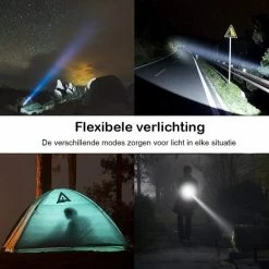 HYKS Everything You Need HYKS Zaklamp - Zaklantaarn - Militaire Zaklamp - Life Hammer - Outdoor - Beveiliging - Kamperen - LED - USB - Accu - Dimbaar - Waterdicht -Mushie  winkel 550x550 347