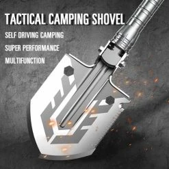AJOTEQPT Pioniersschep - Multifunctionele Schep - Uitklapbare Camping Schop - Survival Kit - Multitool Shovel -Mushie  winkel 550x550 361