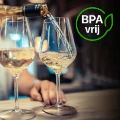 MyDrinkglass Plastic Wijnglazen Sevilla | Plastic Wijnglazen | 2 Stuks | Wijnglazen Witte Wijn | Wijnglazen Rood | Wijnglazen Set | Plastic Glazen | Zero Waste | Herbruikbaar | Onbreekbaar Wijnglas | 470 Ml | -Mushie  winkel 550x550 382