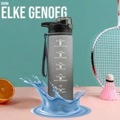 Sunnytree Waterfles Met Tijdmarkeringen - Motivatie Drinkfles - 1 Liter - Cadeau - Kleur Zwart-Wit 16 Sunnytree Waterfles Met Tijdmarkeringen - Motivatie Drinkfles - 1 Liter - Cadeau - Kleur Zwart-Wit -Mushie winkel 550x550 40