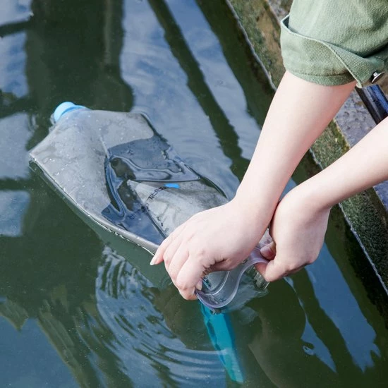 TrailAqua Waterfilter Survival 0.1Micron - Filtert Bacteriën - Snelle Drinkwaterfilter En Waterzuivering Met Waterzak Voor Outdoor, Kamperen, Preppen En Wandelen 6 TrailAqua Waterfilter Survival 0.1Micron - Filtert Bacteriën - Snelle Drinkwaterfilter En Waterzuivering Met Waterzak Voor Outdoor, Kamperen, Preppen En Wandelen - Afbeelding 6