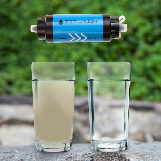 TrailAqua Waterfilter Survival 0.1Micron - Filtert Bacteriën - Snelle Drinkwaterfilter En Waterzuivering Met Waterzak Voor Outdoor, Kamperen, Preppen En Wandelen 7 TrailAqua Waterfilter Survival 0.1Micron - Filtert Bacteriën - Snelle Drinkwaterfilter En Waterzuivering Met Waterzak Voor Outdoor, Kamperen, Preppen En Wandelen - Afbeelding 7