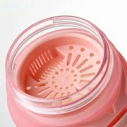 Lewei Drinkfles - Waterfles - Bidon - 1 Liter - Tijdsmarkering - Motivatie - Roze -Mushie  winkel 550x550 482