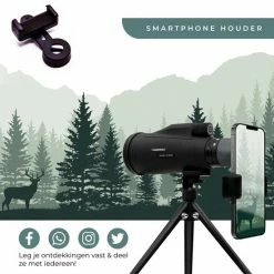 Nordwald® - Monokijker - 10-30x50 - Aluminium Zoom + Tafelstatief + Smartphonehouder 31 Nordwald® - Monokijker - 10-30x50 - Aluminium Zoom + Tafelstatief + Smartphonehouder -Mushie winkel 550x550 512