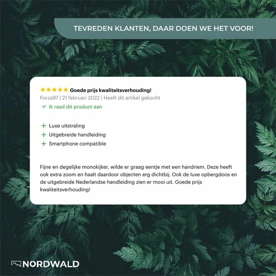 Nordwald® - Monokijker - 10-30x50 - Aluminium Zoom + Tafelstatief + Smartphonehouder 17 Nordwald® - Monokijker - 10-30x50 - Aluminium Zoom + Tafelstatief + Smartphonehouder - Afbeelding 17