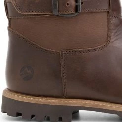 Travelin' Sweden Heren Outdoorlaarzen - Waterdicht En Ademend - Wol Gevoerde Wandellaars - Donkerbruin Leer - Maat 46 -Mushie  winkel 550x550 515