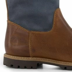 Travelin' Lindau Dames - Leren Outdoorlaars - Waterdicht En Ademend - Laarzen Blauw Leer - Maat 40 -Mushie  winkel 550x550 527