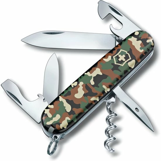 Victorinox Spartan Zakmes 91 Mm 12 Functies Camouflage 1 Victorinox Spartan Zakmes 91 Mm 12 Functies Camouflage