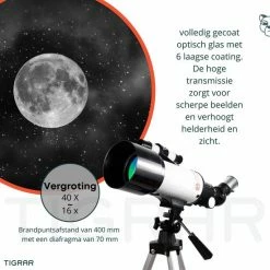 Tigrar Telescoop - Sterrenkijker - 70/400 Mm - Inclusief Tas, Statief En Draadloze Camera Bediening - Sterrenkijker Telescoop Voor Volwassenen En Kinderen 19 Tigrar Telescoop - Sterrenkijker - 70/400 Mm - Inclusief Tas, Statief En Draadloze Camera Bediening - Sterrenkijker Telescoop Voor Volwassenen En Kinderen -Mushie winkel 550x550 581