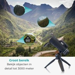 Vultus Monokijker Verrekijker – 10x42 – Monoculair Met Statief – Vogelkijker Inclusief Handstrap – Verrekijker Vogelsspotten – Monokijker Verrekijker – Vultus Explora -Mushie  winkel 550x550 602