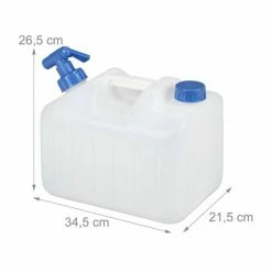 Relaxdays Jerrycan Met Kraan - Voor Drinkwater - BPA-vrij - Water-jerrycan Met Kraantje - 10 Liter -Mushie  winkel 550x550 628